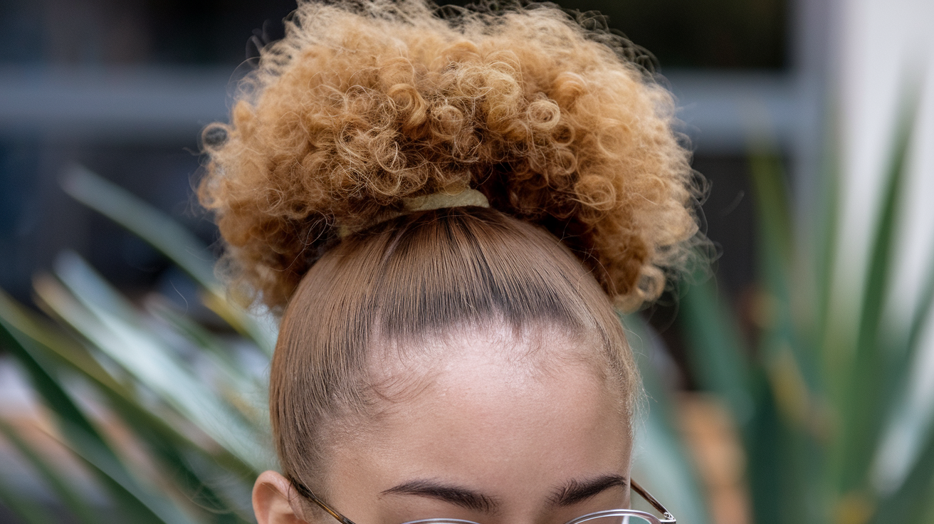 Penteado para Cabelo Cacheado Curto